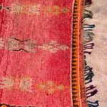 Vintage Boujad Rug - Warm Red 150x270 - Nouvelle Nomad