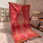 Vintage Boujad Rug - Warm Red 150x270 - Nouvelle Nomad