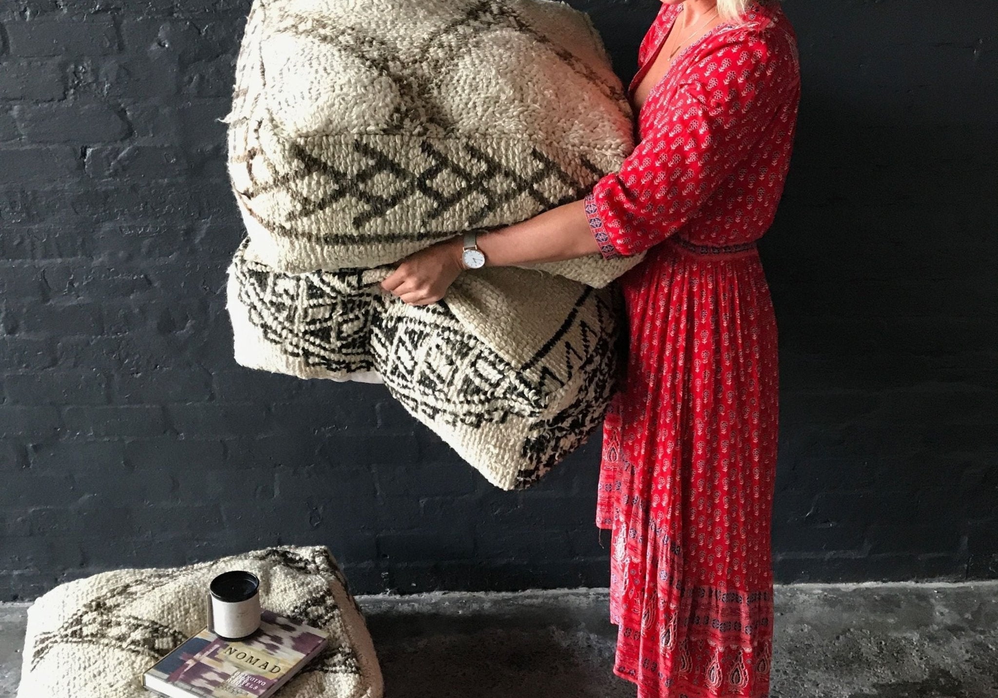Filling Your Moroccan Floor Cushion - Nouvelle Nomad