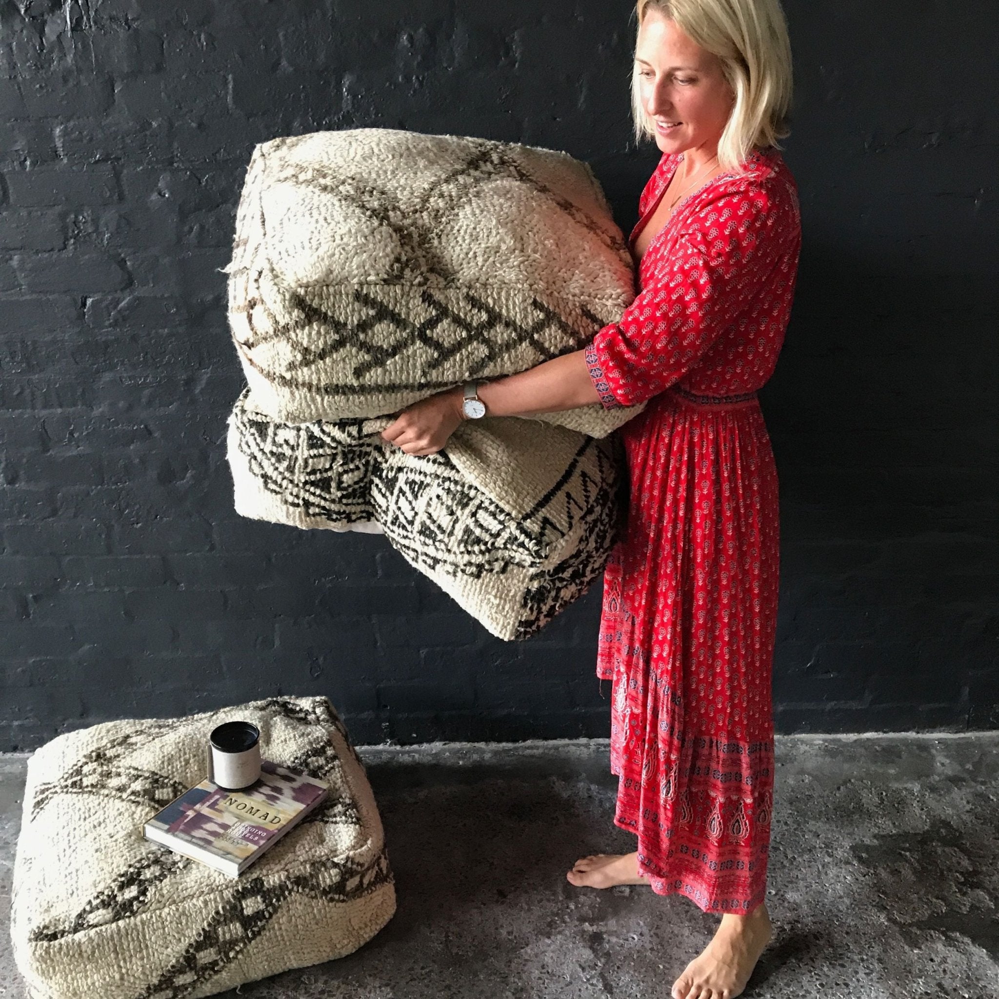 Filling Your Moroccan Floor Cushion - Nouvelle Nomad