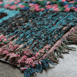 Azure Blue Vintage Azilal Rug
