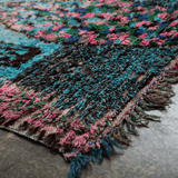 Azure Blue Vintage Azilal Rug