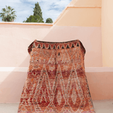 Vintage Beni MGuild Rug Purple Pink Shag