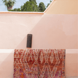 Vintage Beni MGuild Rug Purple Pink Shag