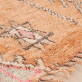 Vintage Boujad Rug Peach Diamonds