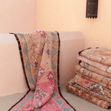 Vintage Boujad Runner Pink & Peach