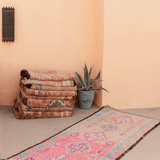 Vintage Boujad Runner Pink & Peach