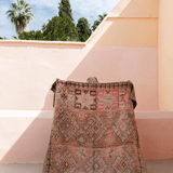 Vintage Boujad Rug Pink Stars