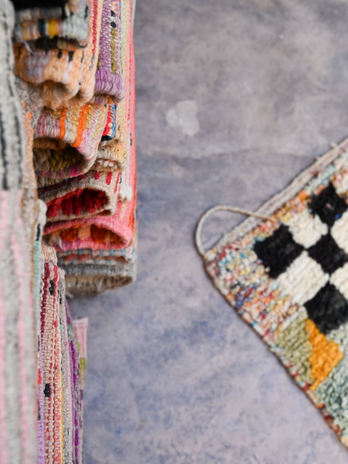 Moroccan Runner Rug - Bright Multi Colour 70x270cm