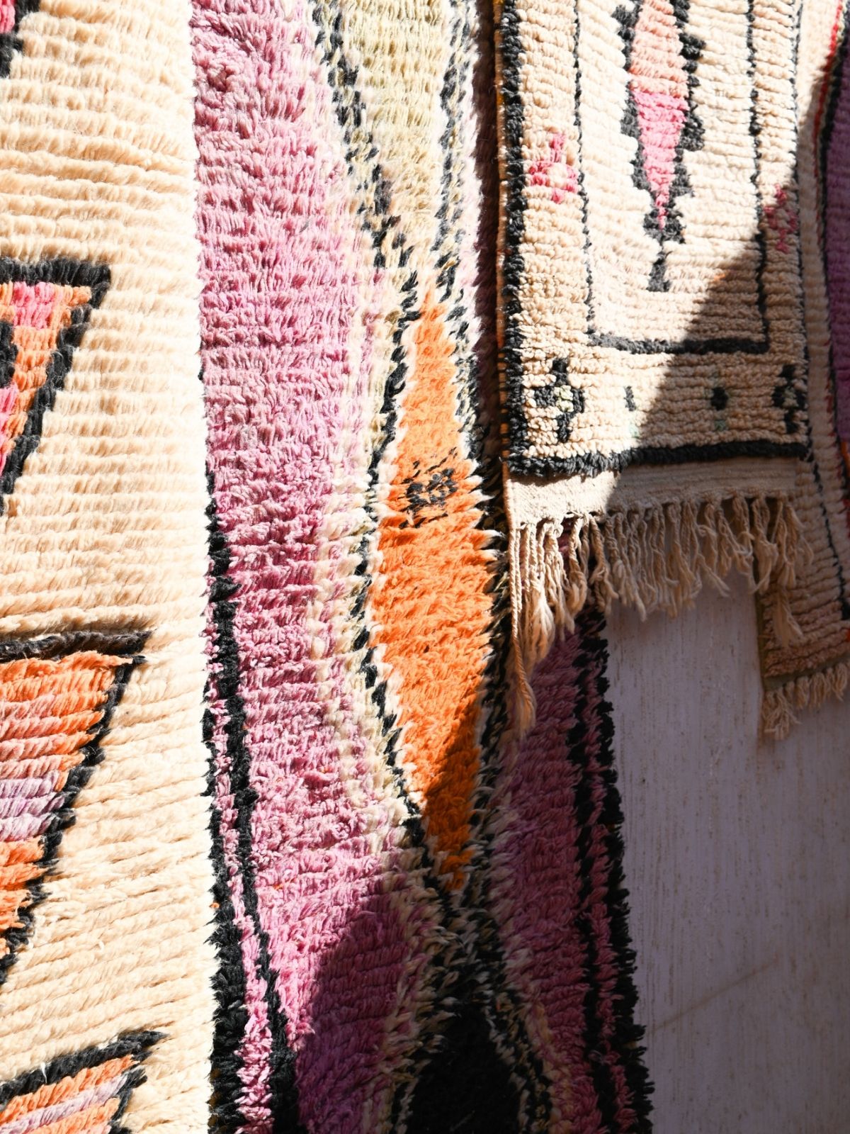 Moroccan Runner Rug - Purple & Black 68x450cm - Nouvelle Nomad