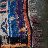Vintage Boucherouite Rug - Bright & Black