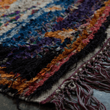 Vintage Boucherouite Rug - Bright & Black