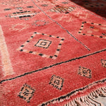 Vintage Boujad Rug - Cherry Red 175x338cm - Nouvelle Nomad