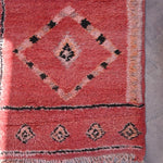 Vintage Boujad Rug - Cherry Red 175x338cm - Nouvelle Nomad