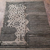 Space - Contemporary Beni M'Rirt Rug - Grey Black 287x355