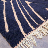 Art - Contemporary Beni Ourain Rug - Blue 272x340cm