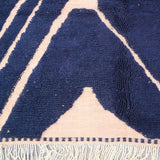 Art - Contemporary Beni Ourain Rug - Blue 272x340cm