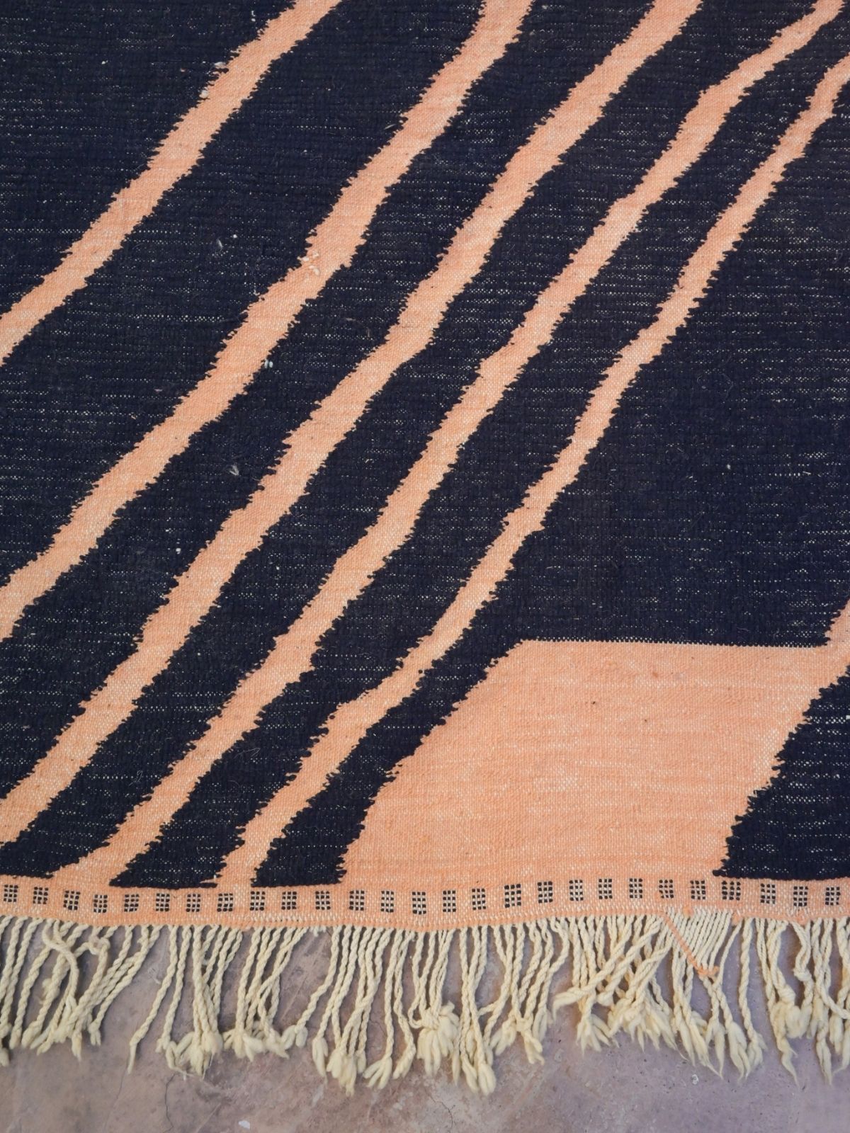 Art - Contemporary Beni Ourain Rug - Blue 272x340cm