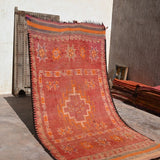 Haouz Vintage Moroccan Rug - Red Terracotta 160x315cm