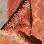 Haouz Vintage Moroccan Rug - Red Terracotta 160x315cm