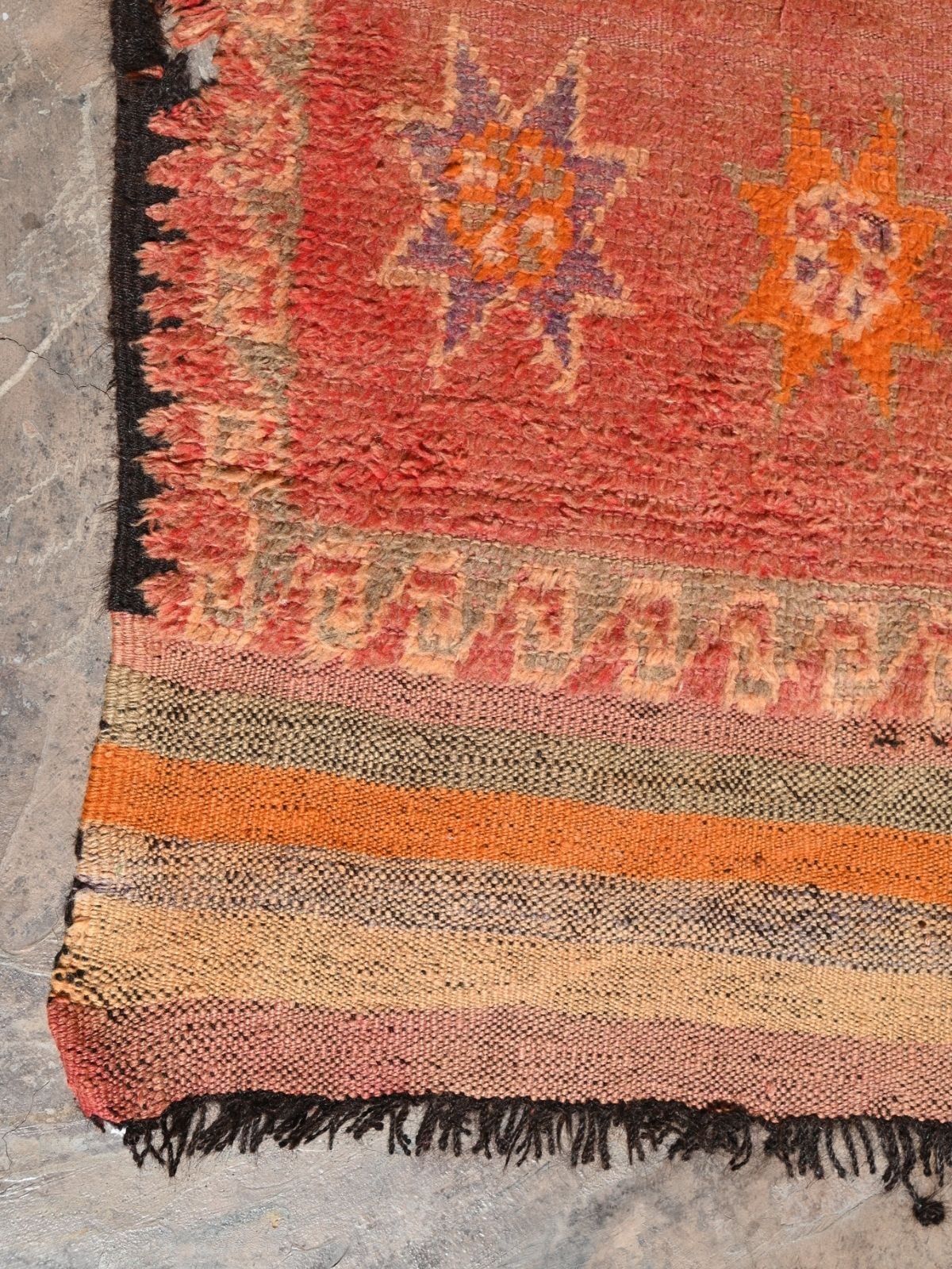 Haouz Vintage Moroccan Rug - Red Terracotta 160x315cm