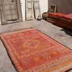 Haouz Vintage Moroccan Rug - Red Terracotta 160x315cm