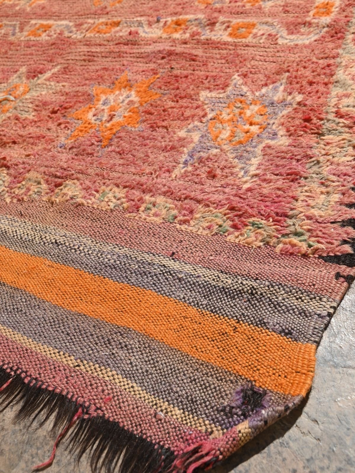 Haouz Vintage Moroccan Rug - Red Terracotta 160x315cm
