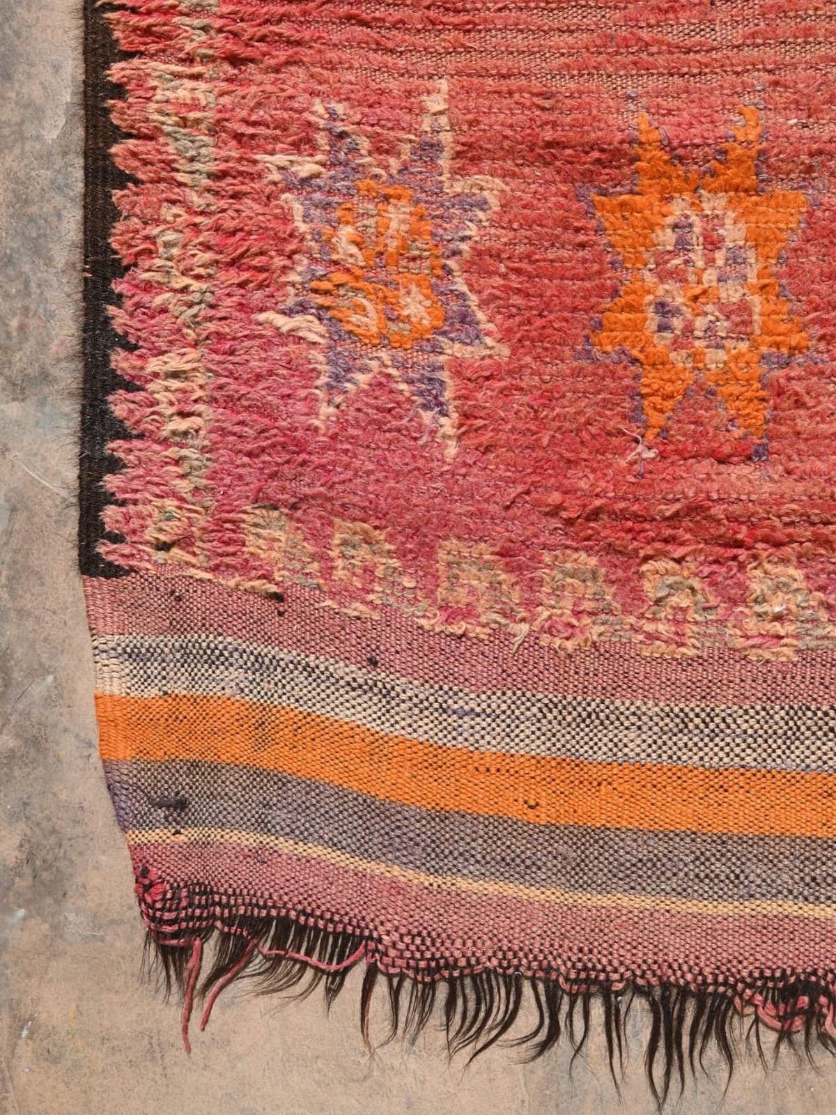 Haouz Vintage Moroccan Rug - Red Terracotta 160x315cm