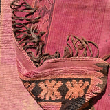 Haouz Vintage Moroccan Rug - Magenta Rose 167x380cm