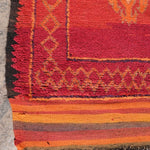 Haouz Vintage Moroccan Rug - Red 170x370cm