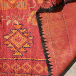 Haouz Vintage Moroccan Rug - Red 170x370cm