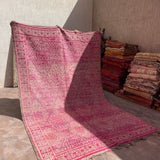 Vintage Beni MGuild Rug - Hot Pink 210x320cm - Nouvelle Nomad