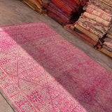 Vintage Beni MGuild Rug - Hot Pink 210x320cm - Nouvelle Nomad