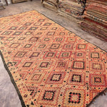 Mid-Century Beni MGuild Rug - Warm Red 190x405cm - Nouvelle Nomad