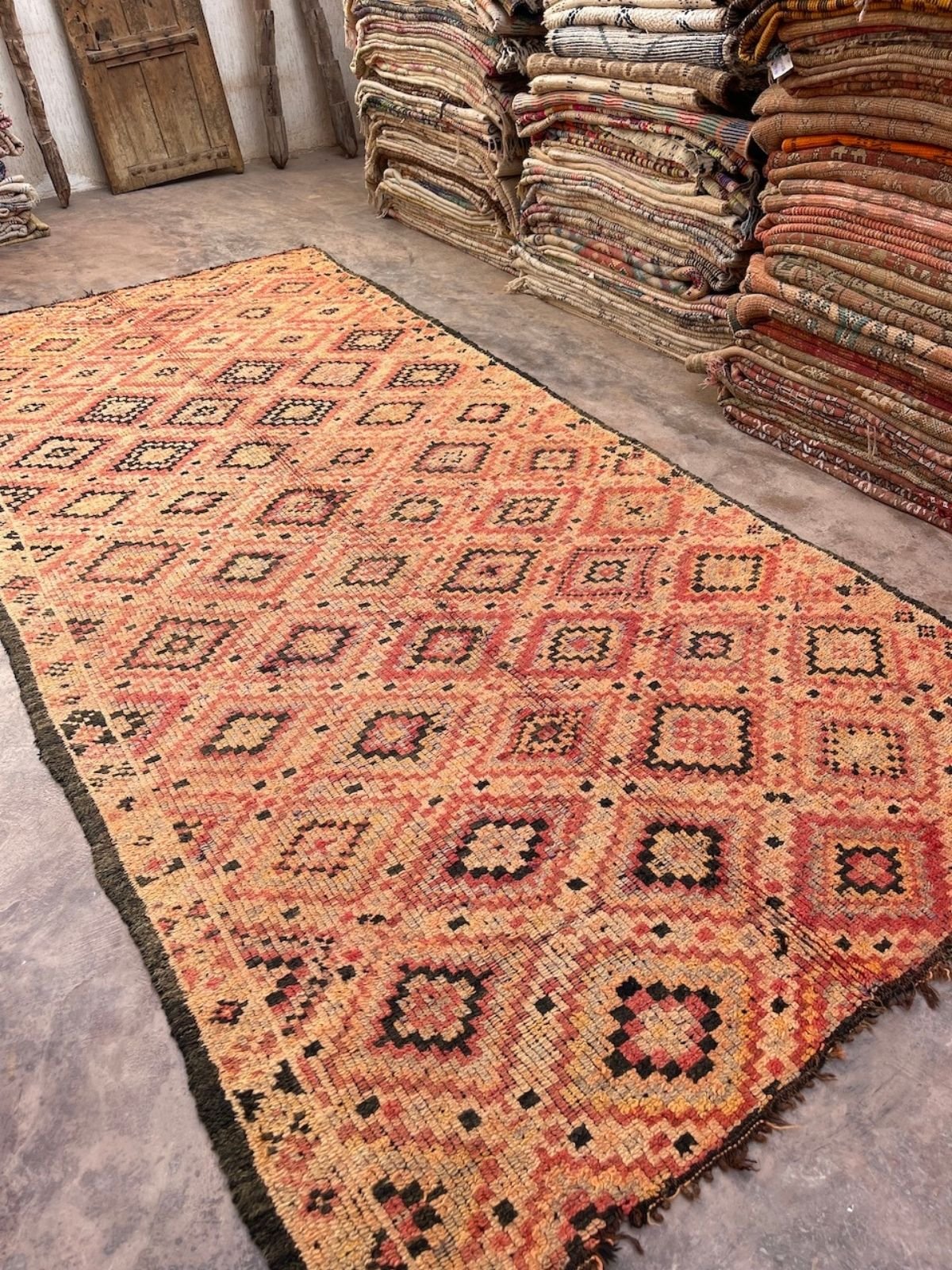 Mid-Century Beni MGuild Rug - Warm Red 190x405cm - Nouvelle Nomad