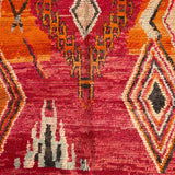 Boujad Rug (New-Make) - Bright Red 172 x 260cm