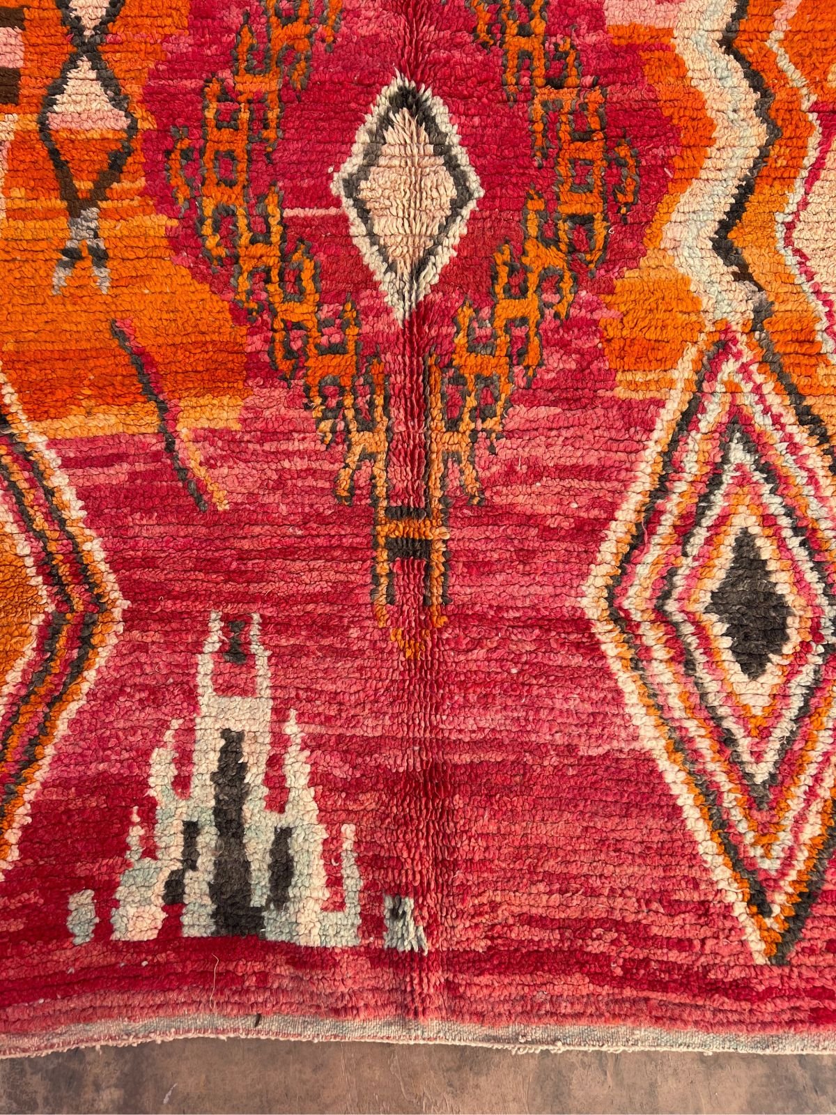 Boujad Rug (New-Make) - Bright Red 172 x 260cm