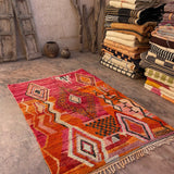 Boujad Rug (New-Make) - Bright Red 172 x 260cm