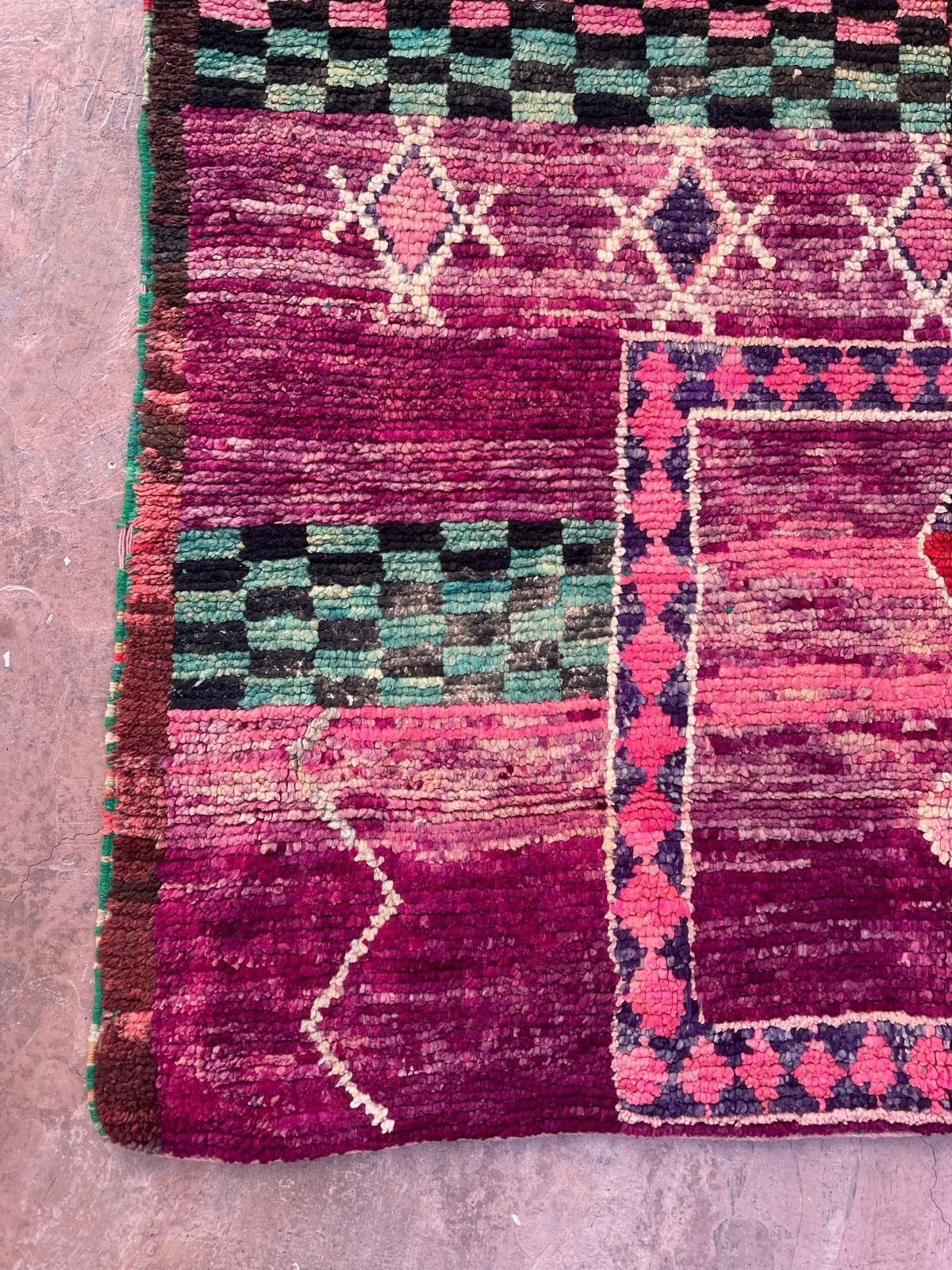 Boujad Rug (new-make) - Purple 175x255cm