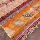 Boujad Rug - Bright Orange & Pink 128x203cm