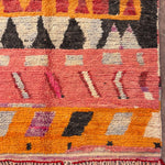 Boujad Rug (New Make) - Bright Orange & Pink 128x203cm