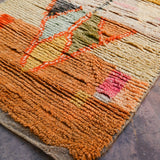 X Long Moroccan Runner Rug - Abstract 90x530cm