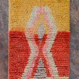 Moroccan Runner Rug - Bright Colourful 64x436cm