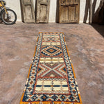 Moroccan Runner (new-make) - Blue Taznakht 72x256cm