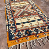 Moroccan Runner (new-make) - Blue Taznakht 72x256cm