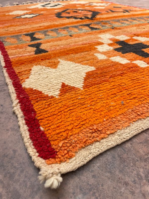 Boujad Rug (New-Make) - Orange 170x270cm - Nouvelle Nomad