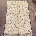 Custom Made M'Rirt Rug - Cream & Black Spots - Nouvelle Nomad