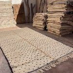 Custom Made M'Rirt Rug - Cream & Black Spots - Nouvelle Nomad