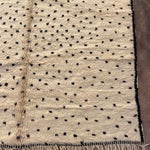 Custom Made M'Rirt Rug - Cream & Black Spots - Nouvelle Nomad