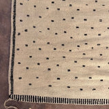 M'Rirt Rug (New-Make) - Cream & Black Spots 206x320cm - Nouvelle Nomad